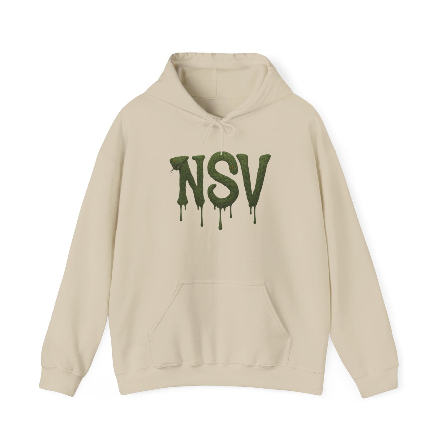 NSV Drip Hoodie — “Forever 09 Blessed” Green Graphic Sweatshirt