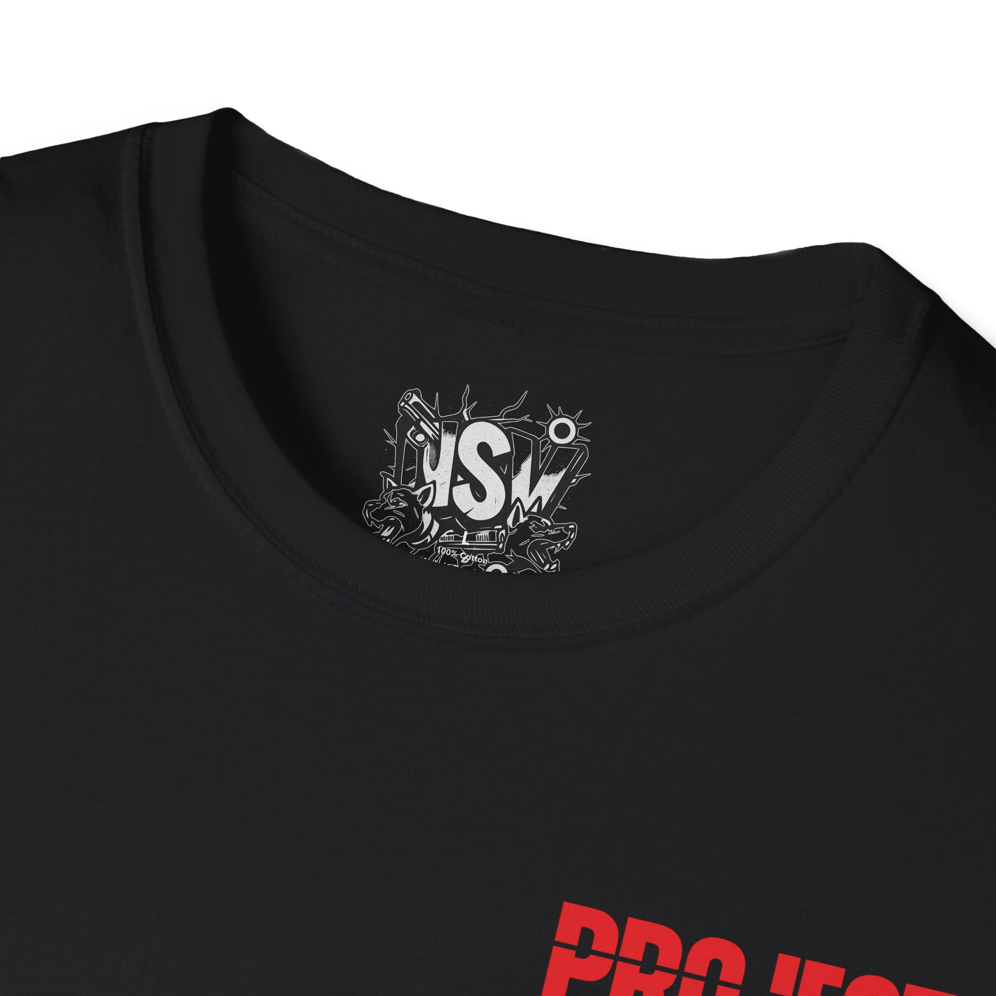 T-Shirt — 'Project Baby' Front & 'Death B4 Dishonor' Snake Tattoo Tee