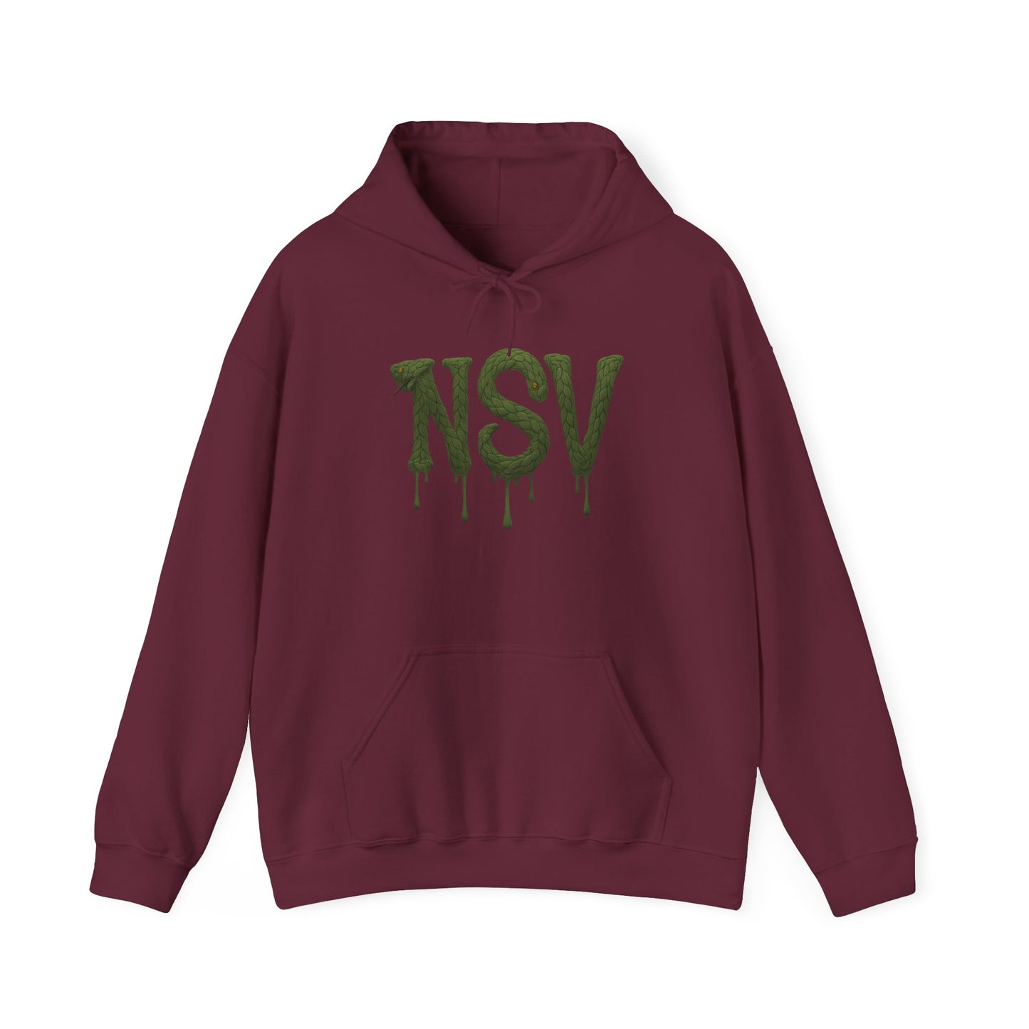 NSV Drip Hoodie — “Forever 09 Blessed” Green Graphic Sweatshirt