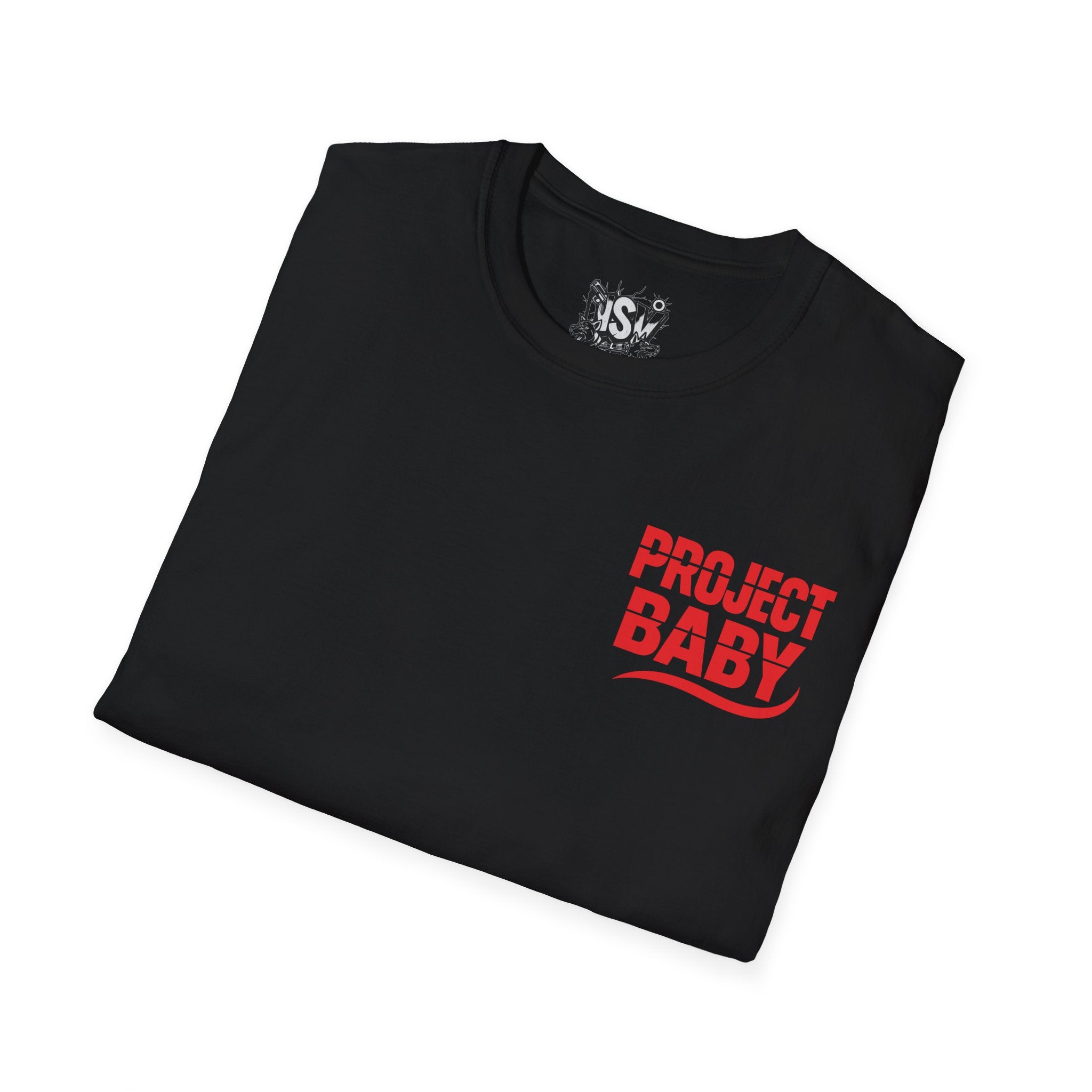 T-Shirt — 'Project Baby' Front & 'Death B4 Dishonor' Snake Tattoo Tee
