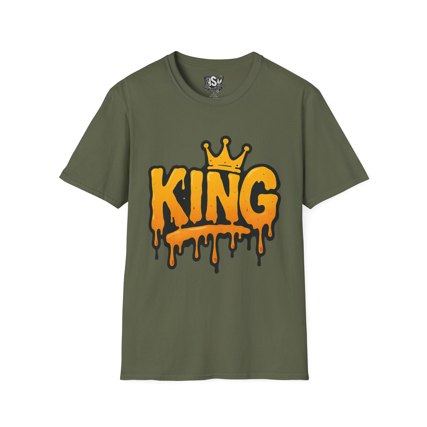 King Drip T-Shirt — Graffiti Crown Streetwear Tee