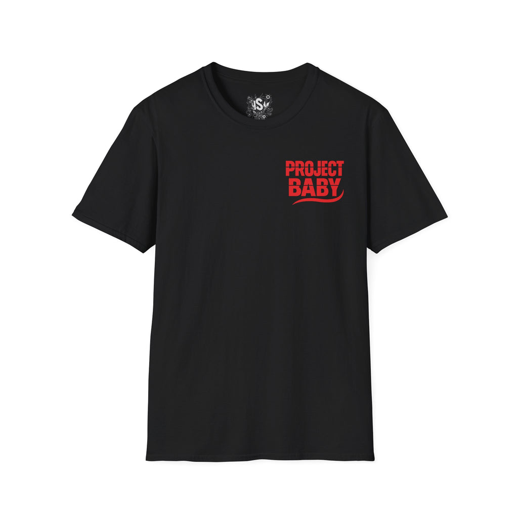 T-Shirt — 'Project Baby' Front & 'Death B4 Dishonor' Snake Tattoo Tee