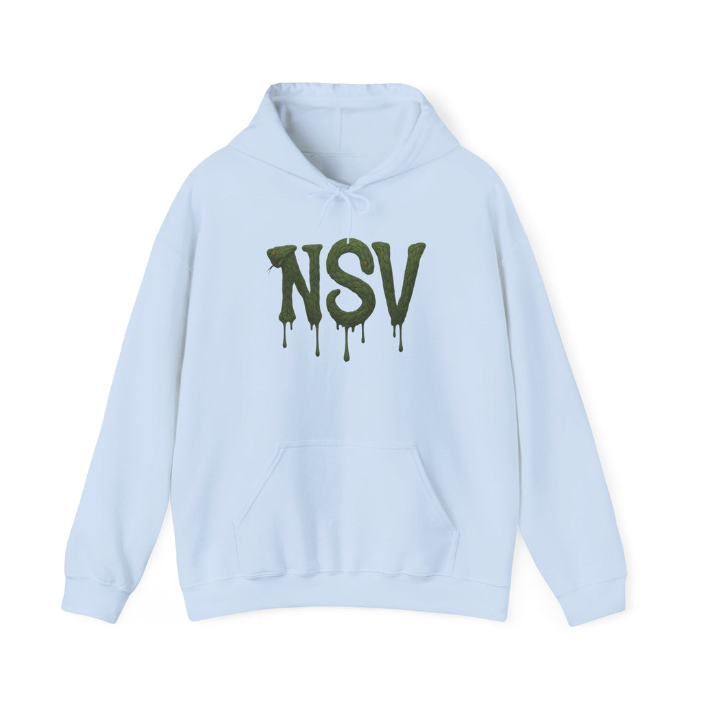 NSV Drip Hoodie — “Forever 09 Blessed” Green Graphic Sweatshirt