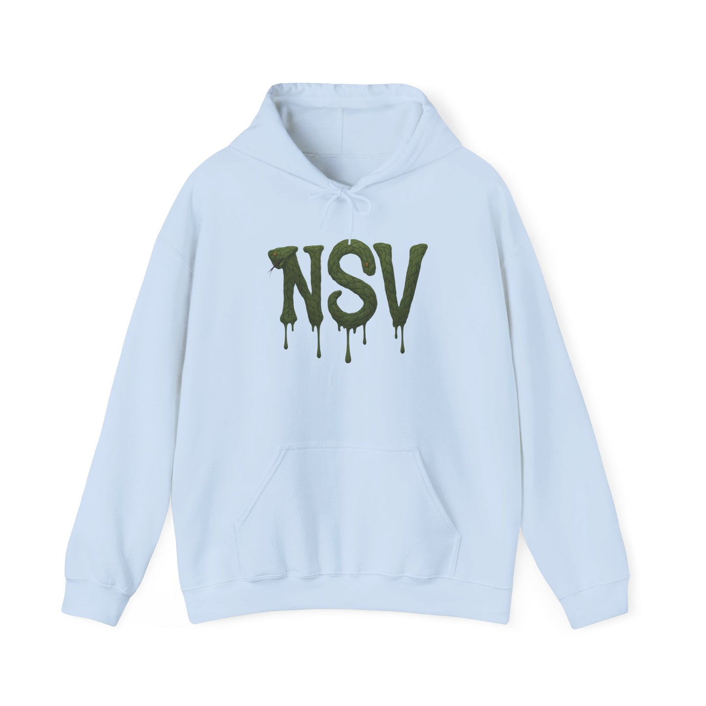 NSV Drip Hoodie — “Forever 09 Blessed” Green Graphic Sweatshirt