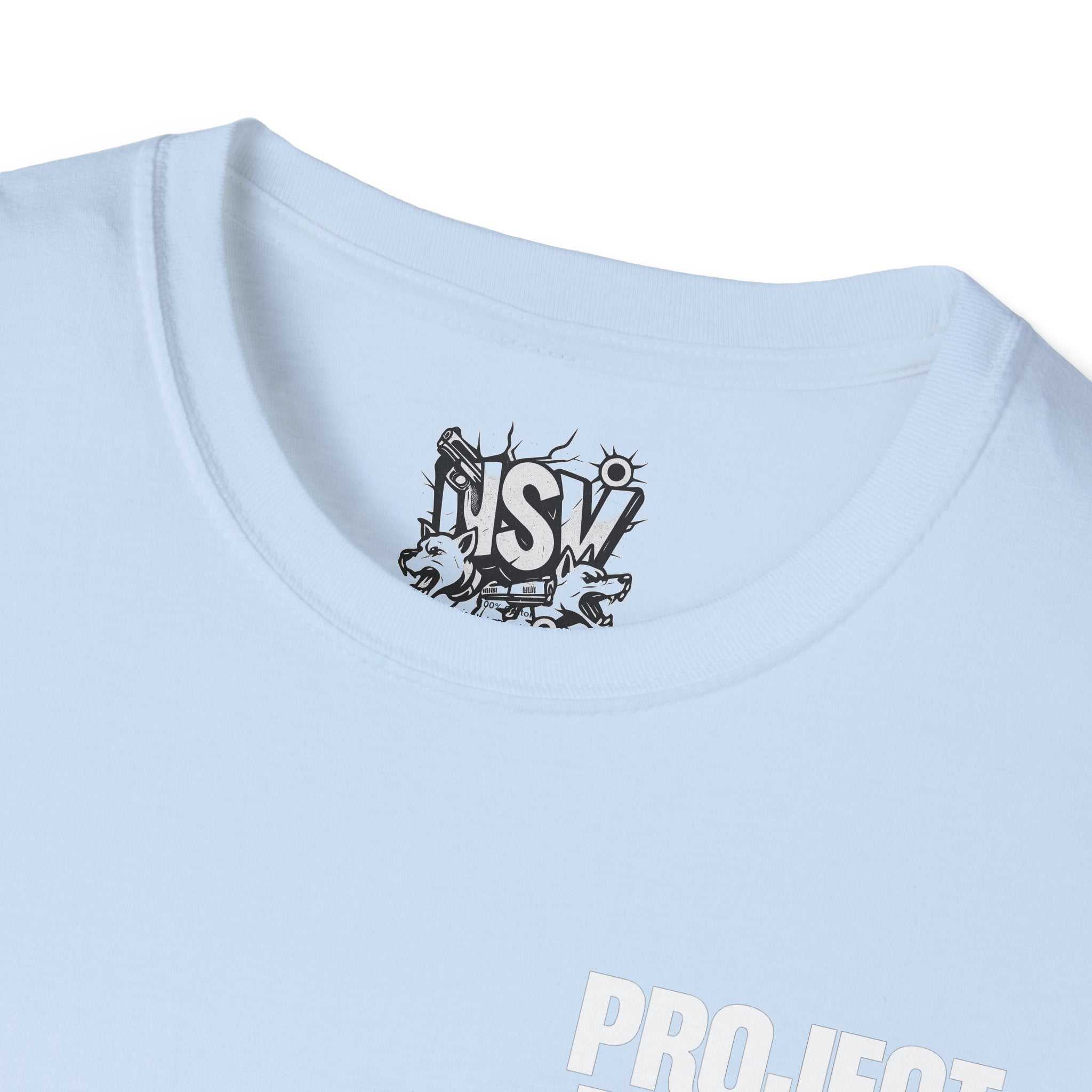 T-Shirt — 'Project Baby' Front & 'Death B4 Dishonor' Snake Tattoo Tee