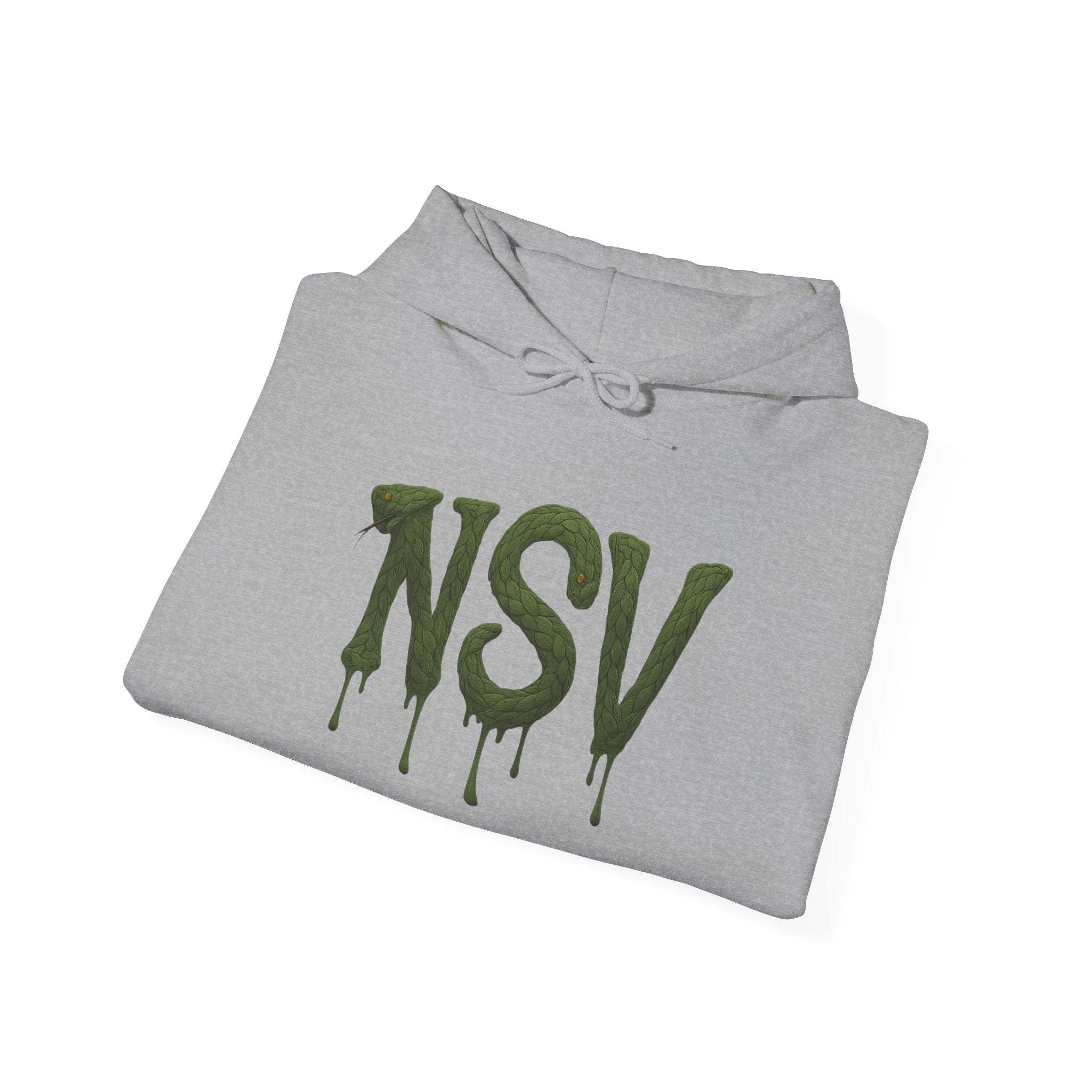 NSV Drip Hoodie — “Forever 09 Blessed” Green Graphic Sweatshirt