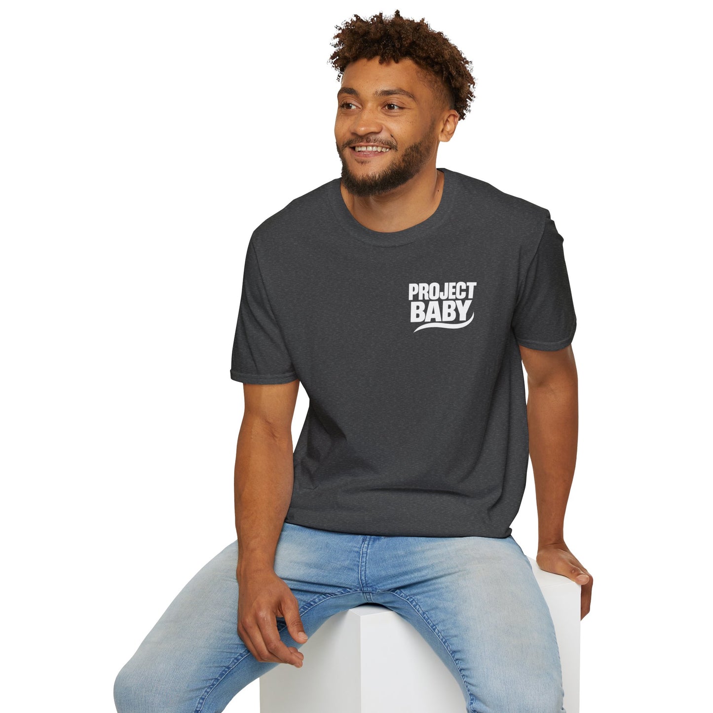 T-Shirt — 'Project Baby' Front & 'Death B4 Dishonor' Snake Tattoo Tee