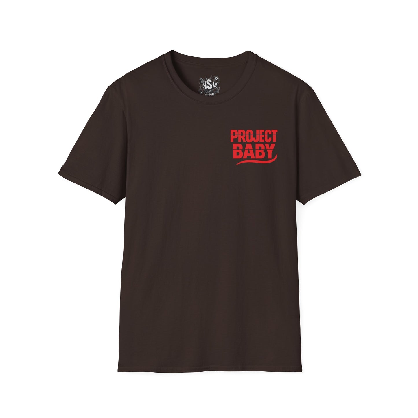 T-Shirt — 'Project Baby' Front & 'Death B4 Dishonor' Snake Tattoo Tee