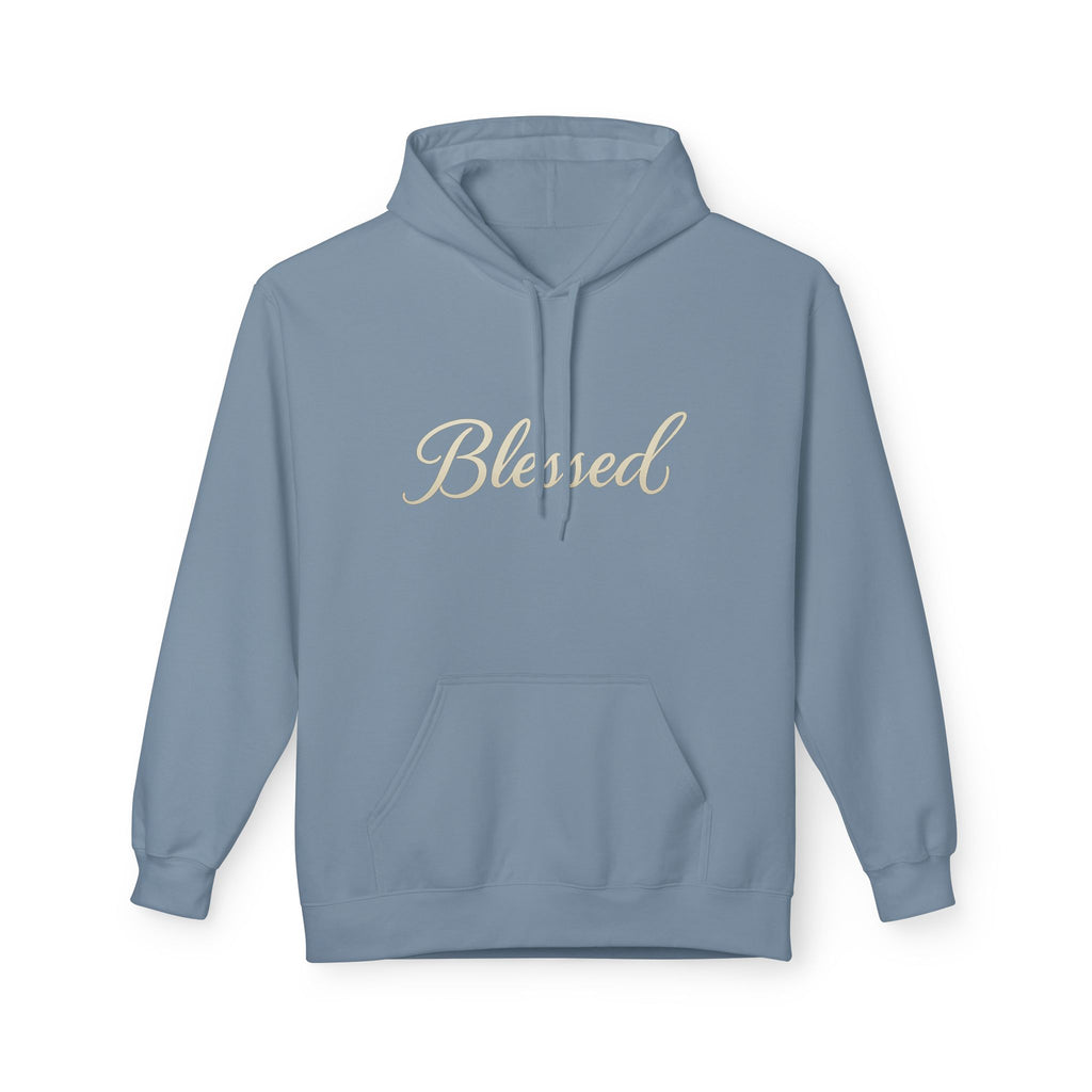 Blessed Hoodie with Angel Wings — Spiritual Christian Pullover, Faith-Inspired Gift