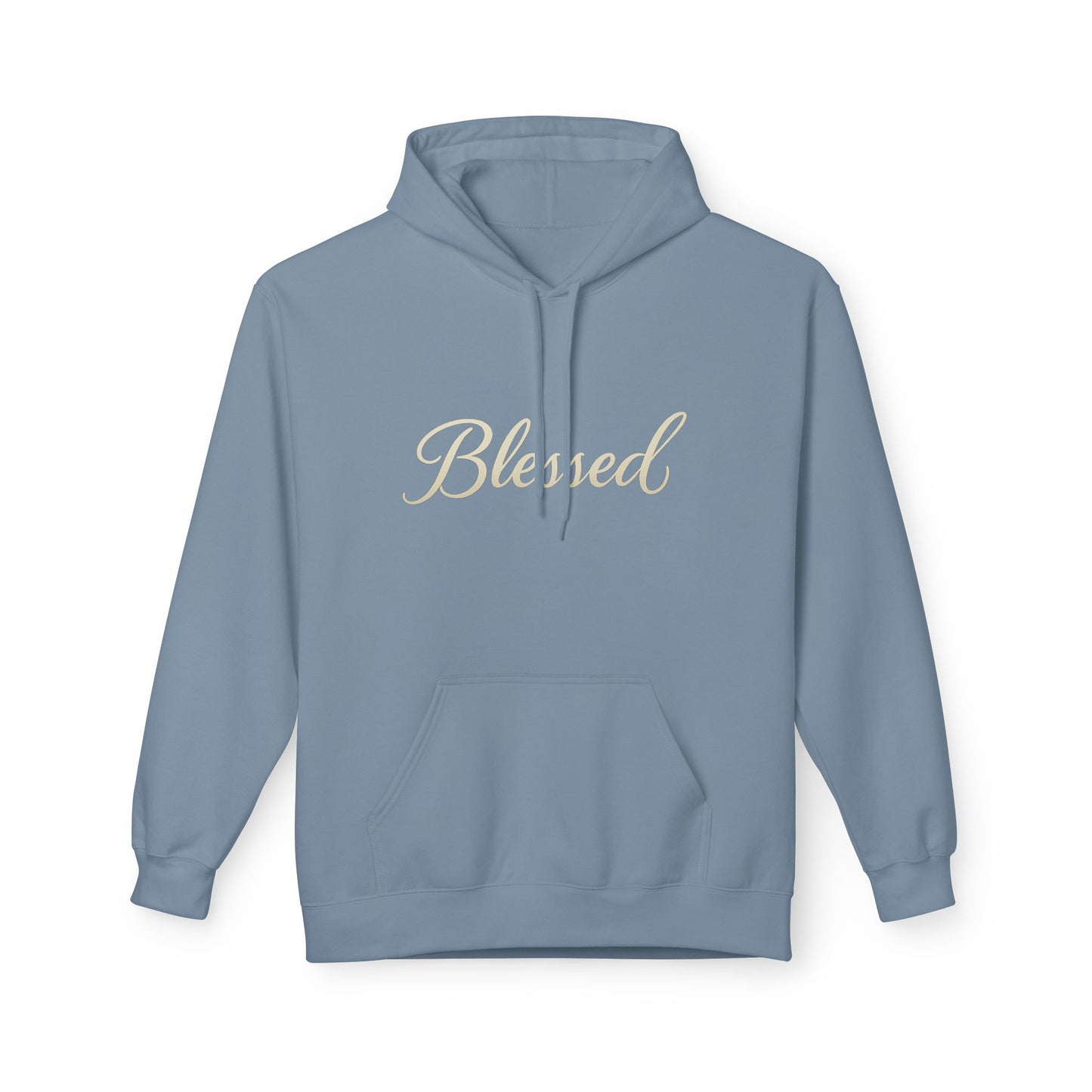 Blessed Hoodie with Angel Wings — Spiritual Christian Pullover, Faith-Inspired Gift