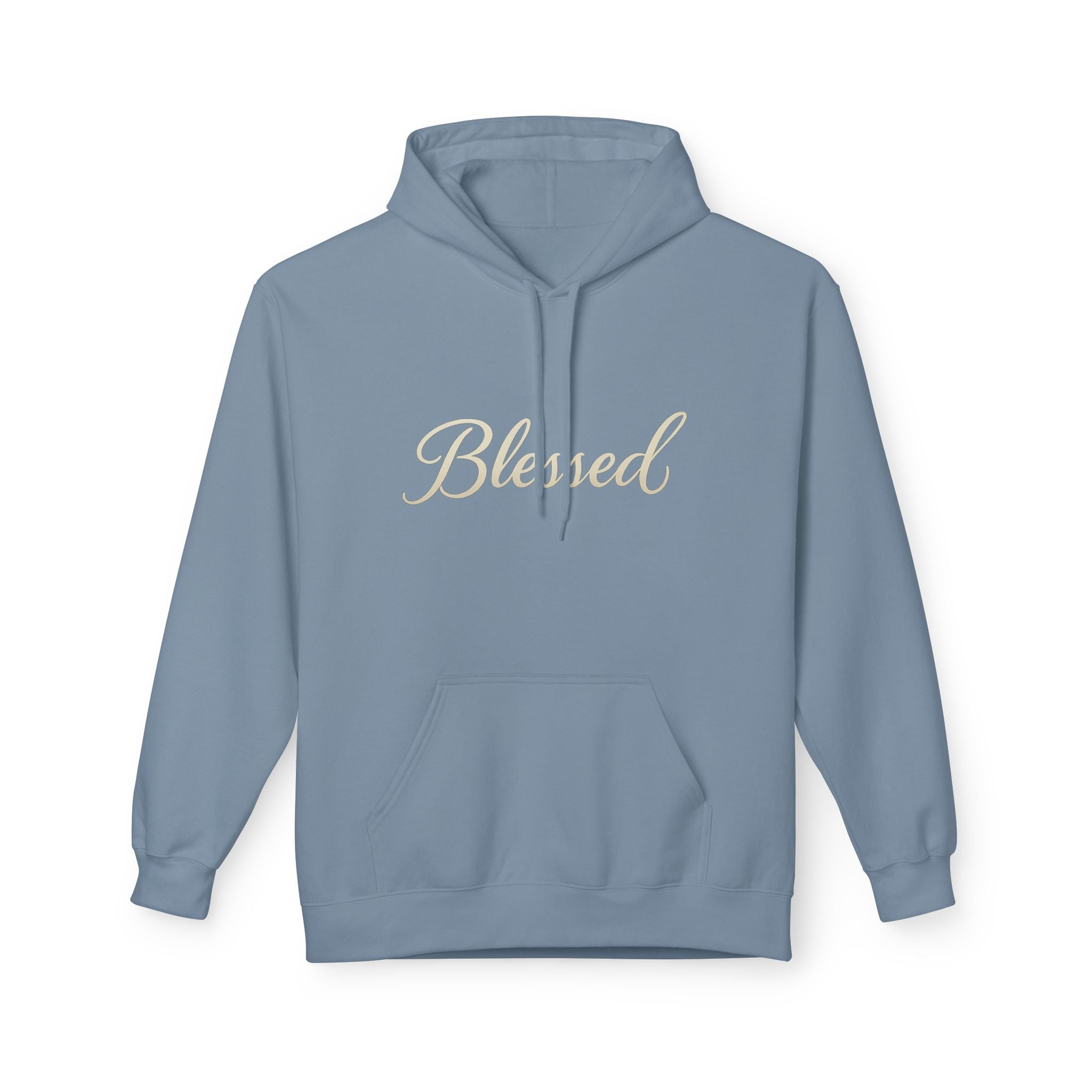 Blessed Hoodie with Angel Wings — Spiritual Christian Pullover, Faith-Inspired Gift