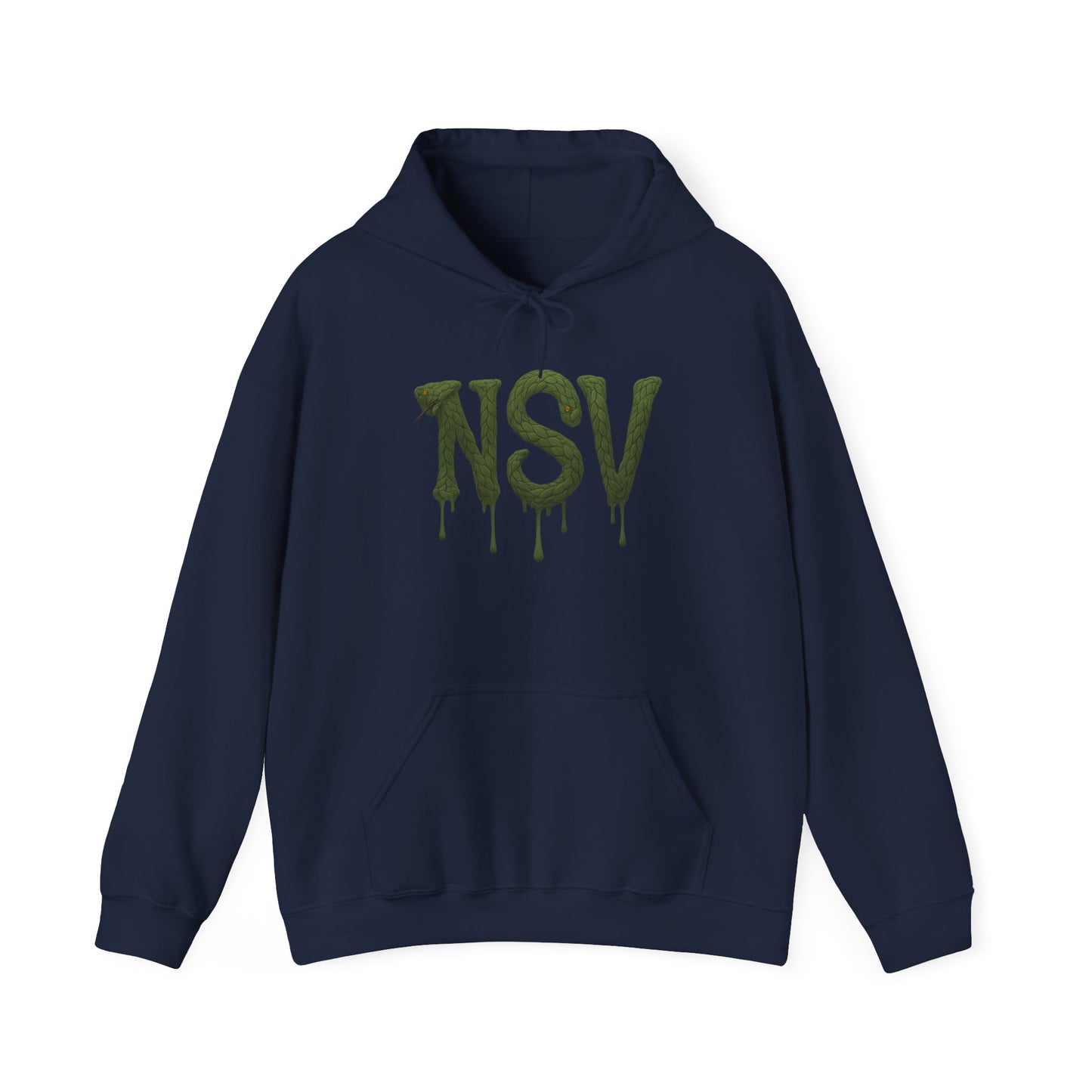 NSV Drip Hoodie — “Forever 09 Blessed” Green Graphic Sweatshirt