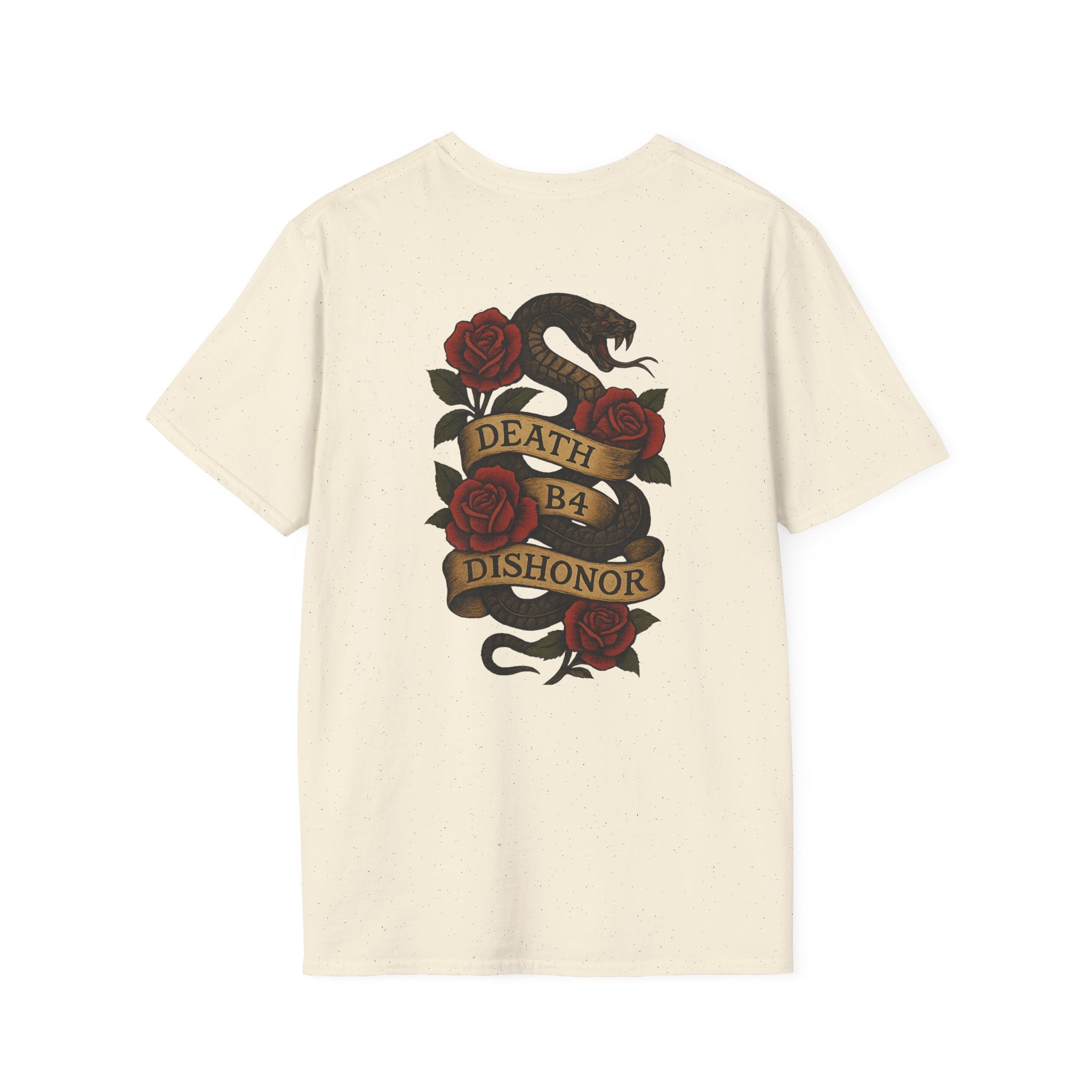 T-Shirt — 'Project Baby' Front & 'Death B4 Dishonor' Snake Tattoo Tee