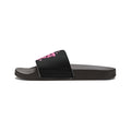 Slide Sandals — "Project Baby" Pink Logo Adjustable Strap Slides