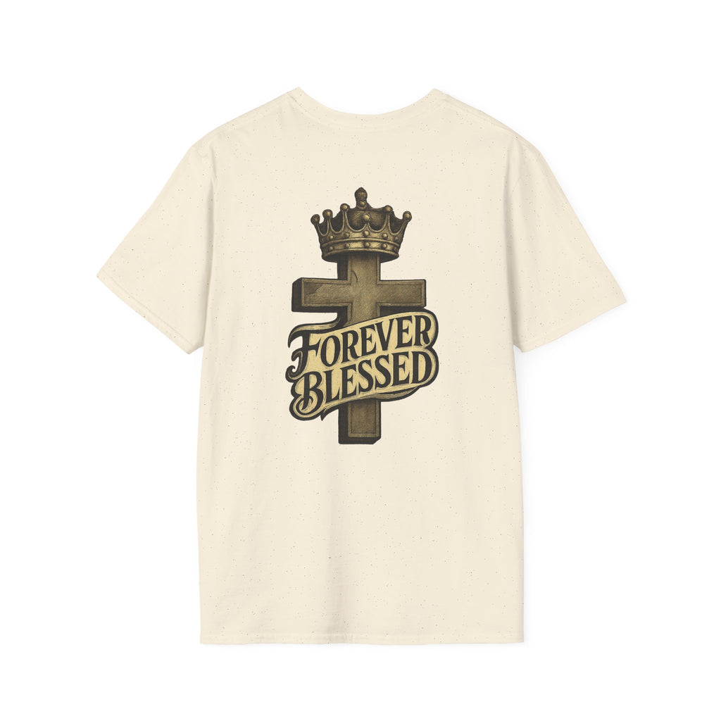 Forever Blessed Cross T-Shirt — Crowned Faith Graphic Tee