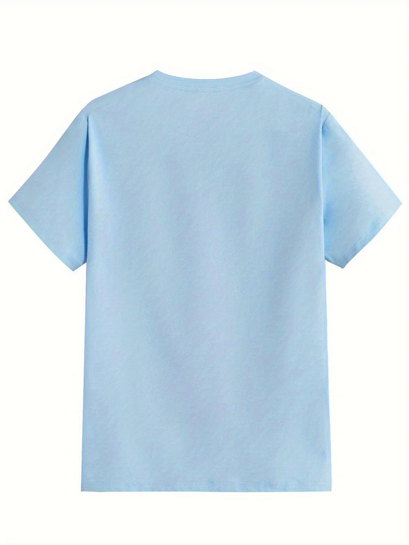 Men's summer 100% pure cotton fashionable casual loose goonies graphic printed round neck short sleeved T-shirt top