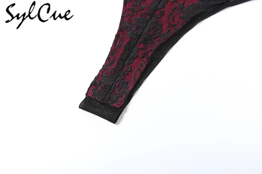NIBBER 2024 Summer New Lace Patchwork Tight Sexy Hot Mature Beautiful High Street All-Match Cool Women's Strap Boomsuit Jumpsuit
