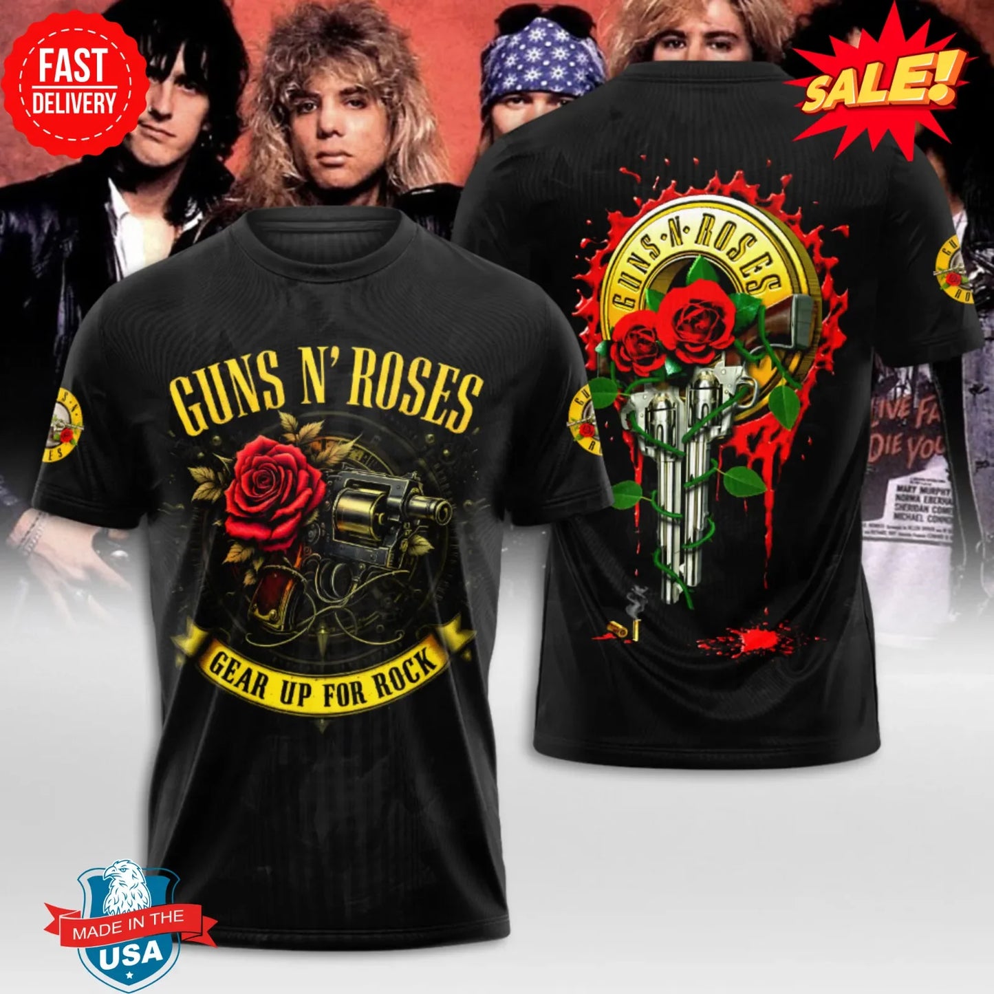 Vintage Rock Band Van Halen 3d Print T-shirt Men Women Fashion Casual Short Sleeve Tshirt Kids Tops Tees Mens Clothing Fan New