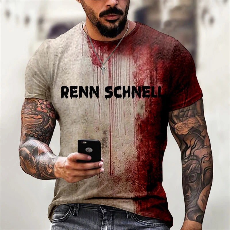Funny Halloween Holiday Party T Shirt For Men Blood Design Graphic T Shirts Cosplay Bloody Female Tee Horror Hoody Boy Tshirt