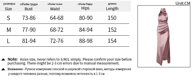 Women Dress Elegant Long Dresses Party Night Dress Women Dresses Woman Female Stand Collar Hanging Neck Sexy Slim Fit Slit