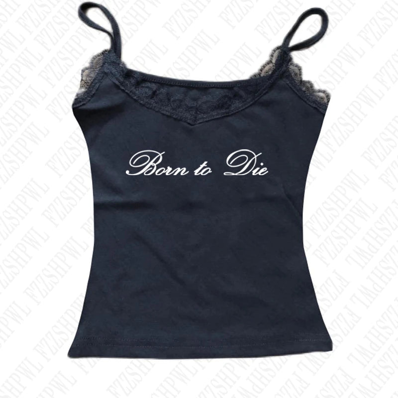 Y2K streetwear hip-hop casual sports slim summer Women's shorts emo girls punk fashion all-match Women's sleeveless camisole top