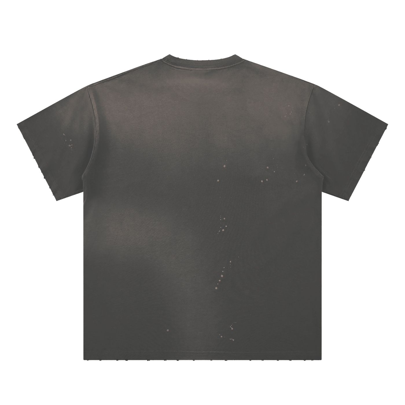 heartless Hand-Frayed Sunfade Paint Splatter T-Shirt